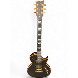 Used ESP EC1000 Deluxe Flat Black Solid Body Electric Guitar