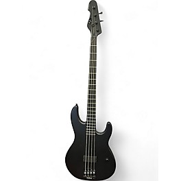 Used ESP LTD AP4 Black Metal Flat Black Electric Bass Guitar