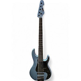 Used ESP LTD AP5 Blue Electric Bass Guitar