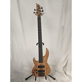 Used Used ESP-LTD B-205SM LH 5-String Spalted Maple Electric Bass Guitar