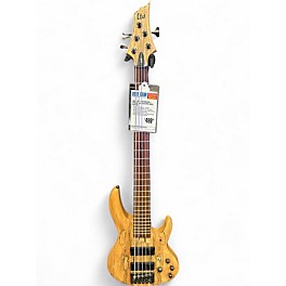 Used ESP LTD B205SM 5 String Natural Electric Bass Guitar