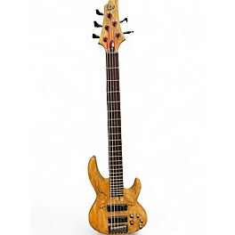 Used ESP LTD B205SM 5 String Spalted Maple Electric Bass Guitar