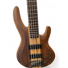 Used ESP LTD B5E 5 String Natural Electric Bass Guitar