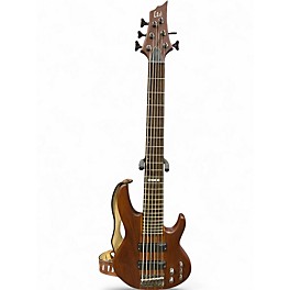 Used ESP LTD D6 6 String Natural Electric Bass Guitar