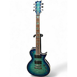 Used ESP LTD EC1000 Deluxe OCEAN QUILT Solid Body Electric Guitar