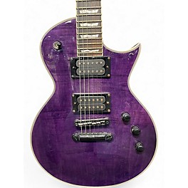 Used ESP LTD EC1000 Deluxe Purple Solid Body Electric Guitar