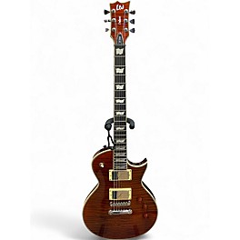 Used ESP LTD EC1000 Deluxe TIGER BURST Solid Body Electric Guitar