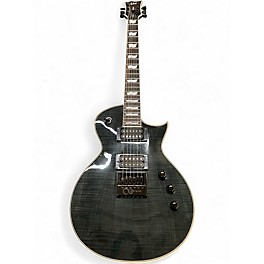 Used ESP LTD EC1000 Evertune Trans Black Solid Body Electric Guitar