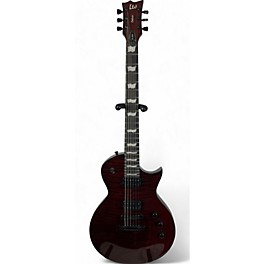 Used ESP LTD EC1001 Deluxe Trans Red Solid Body Electric Guitar