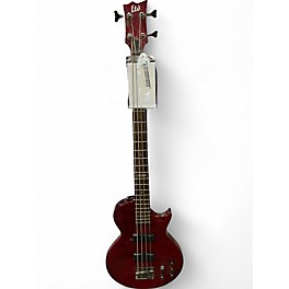 Used ESP LTD EC154DX Red Electric Bass Guitar
