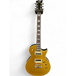 Used ESP LTD EC401V GOLD Solid Body Electric Guitar