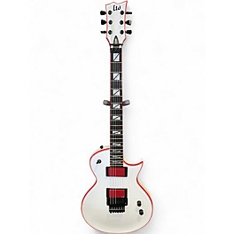 Used ESP LTD GH600 White and Red Solid Body Electric Guitar