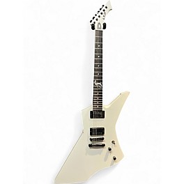 Used ESP LTD James Hetfield Snakebyte Snow White Solid Body Electric Guitar