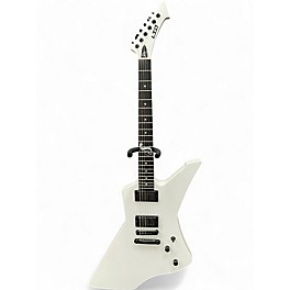 Used ESP LTD James Hetfield Snakebyte Snow White Solid Body Electric Guitar