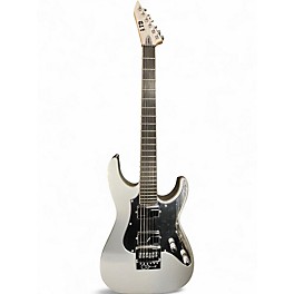 Used ESP LTD KEN SUSI M-6 EVERTUNE SILVER Solid Body Electric Guitar