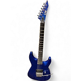 Used ESP LTD M-1 CUSTOM Blue Solid Body Electric Guitar