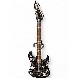 Used ESP LTD M200sr Skulls and Roses Solid Body Electric Guitar
