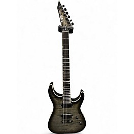 Used ESP LTD MH1000 Deluxe Charcoal Burst Solid Body Electric Guitar