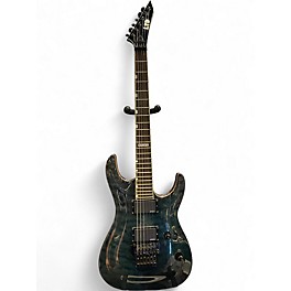 Used ESP LTD MH400 Trans Blue Solid Body Electric Guitar