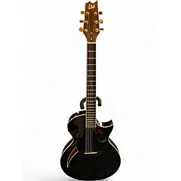Used ESP LTD TL6 Black Acoustic Electric Guitar