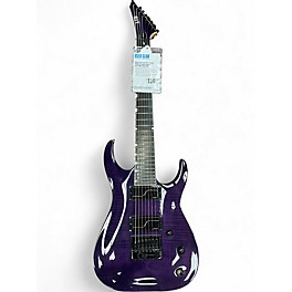 Used ESP SH-7ET Trans Purple Solid Body Electric Guitar