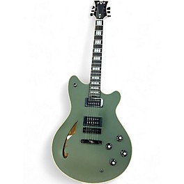 Used EVH SA126 Olive Drab Hollow Body Electric Guitar