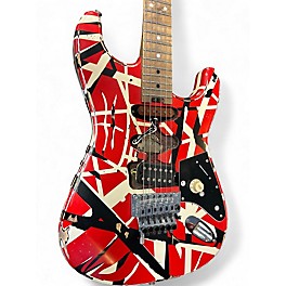 Used EVH Striped Series Frankie CUSTOM Solid Body Electric Guitar