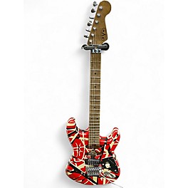 Used EVH Striped Series Frankie striped Solid Body Electric Guitar