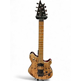 Used EVH WG STANDARD EXOTIC SPALTED MAPLE Natural Solid Body Electric Guitar