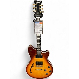 Used EVH sa126 Sunburst Hollow Body Electric Guitar