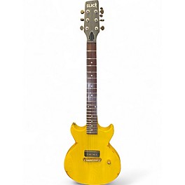 Used Earl Slick SL 59 Worn TV Yellow Solid Body Electric Guitar