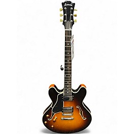 Used Eastman T386L-SB 2 Color Sunburst Hollow Body Electric Guitar