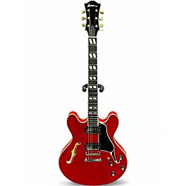 Used Eastman T486-rd Candy Apple Red Hollow Body Electric Guitar