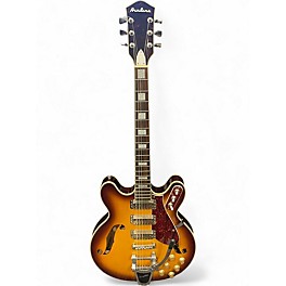 Used Eastwood Airline H78 Tobacco Burst Hollow Body Electric Guitar