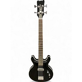 Used Eastwood Black Widow Black Electric Bass Guitar