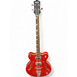 Used Eastwood Classic 4 Orange Electric Bass Guitar