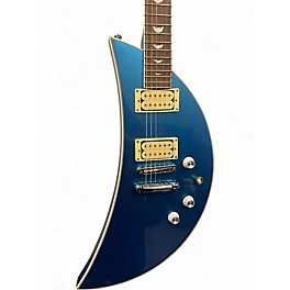 Used Eastwood Moonsault Metallic Blue Solid Body Electric Guitar