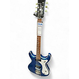 Used Eastwood SIDEJACK BARITONE GUITAR Blue Baritone Guitars