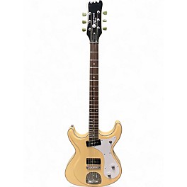 Used Eastwood SIDEJACK BARITONE Vintage Cream Solid Body Electric Guitar