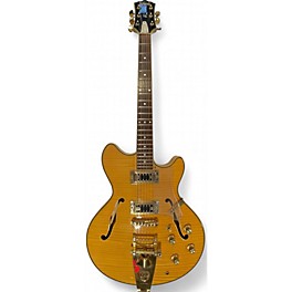 Used Eastwood Savannah Dlx Natural Blonde Hollow Body Electric Guitar