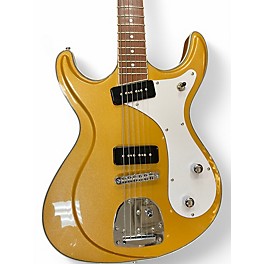 Used Eastwood Sidejack Baritone Yellow Baritone Guitars