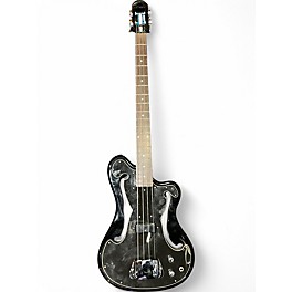 Used Eastwood TB64 Black Electric Bass Guitar