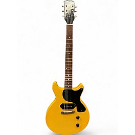 Used Edwards E-JR Doublecut TV Yellow Solid Body Electric Guitar