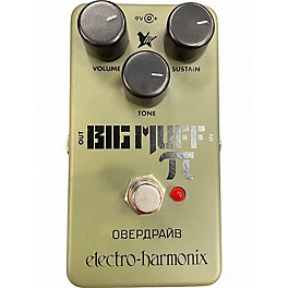 Used Electro-Harmonix Green Russian Big Muff Pi Fuzz Effect Pedal