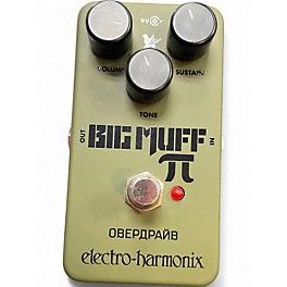 Used Electro-Harmonix Green Russian Big Muff Pi Fuzz Effect Pedal