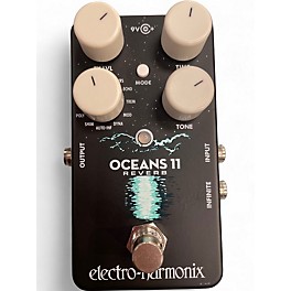 Used Electro-Harmonix Oceans 11  Reverb Effect Pedal