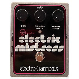 Used Electro-Harmonix XO Stereo Electric Mistress Flanger / Chorus Effect Pedal