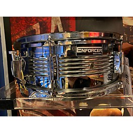 Used Used Enforcer 14X5.5 Metal Snare Drum Metallic Silver