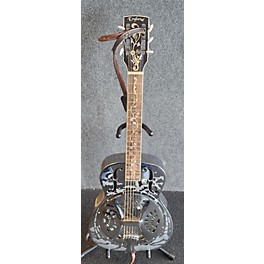 Used Used England Harlow Chrome Resonator Guitar