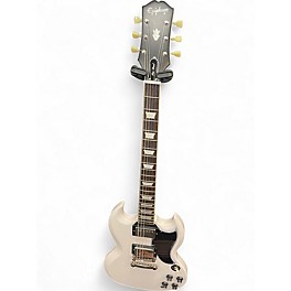 Used Epiphone 1961 Les Paul SG Aged Classic White Solid Body Electric Guitar